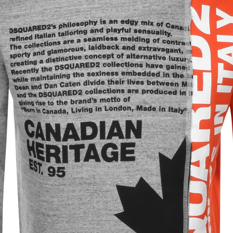 Alternative Image for ProductDSQUARED2 Logo Printed Sweatshirt Grey3